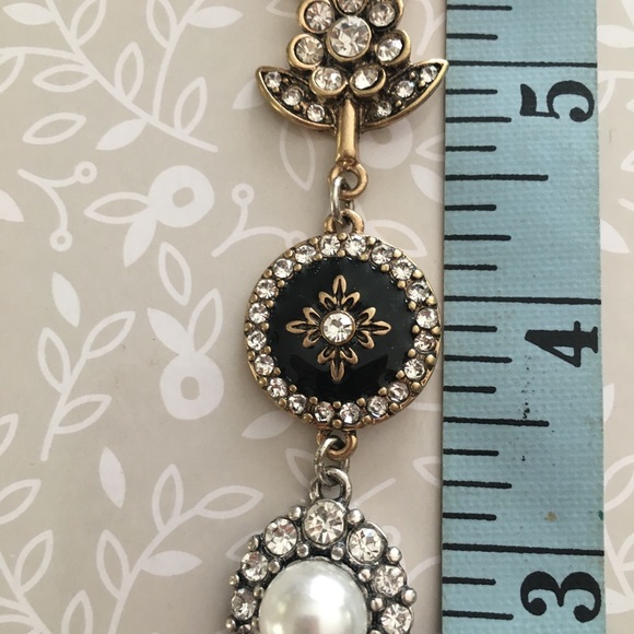 Pretty brass tone multi stone bracelet - Picture 2 of 3